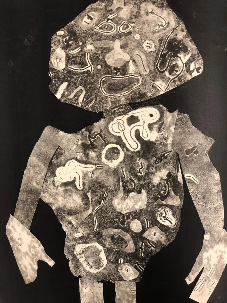 Estêncil Dubuffet - Personnage 1955 II
