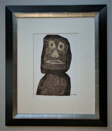 Litografia Dubuffet - Personnage
