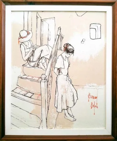 Sem Técnica Dufour  - Les filles sur les escaliers