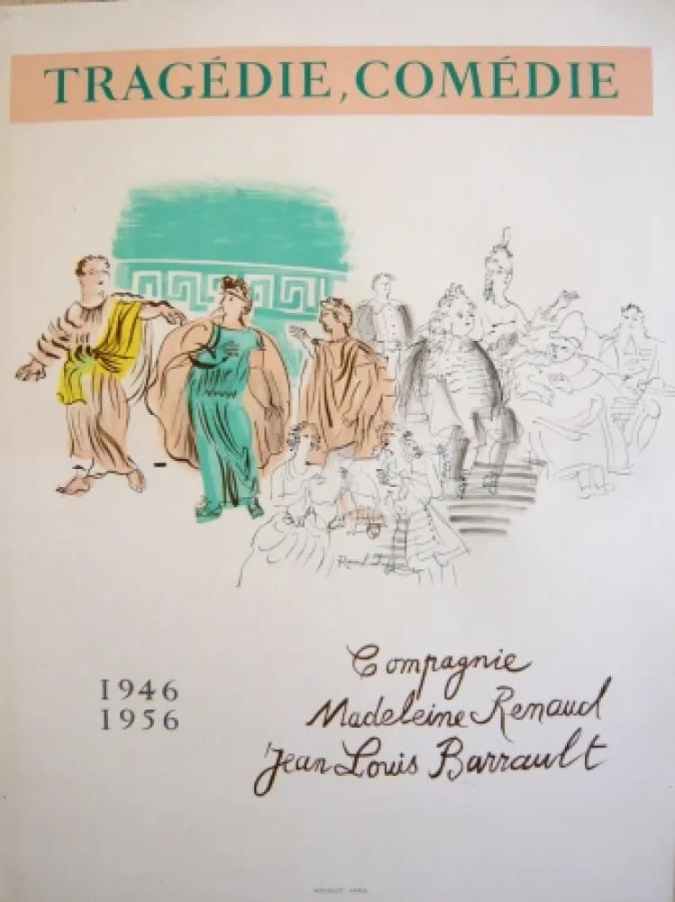 Cartaz Dufy - Affiche Tragédie Comédie 