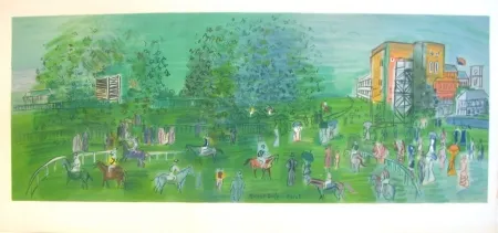 Litografia Dufy - Ascot