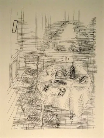 Gravura Dufy - La Salle à manger