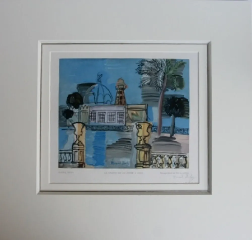 Xilogravura Dufy - Le Casino de la Jetée a Nice