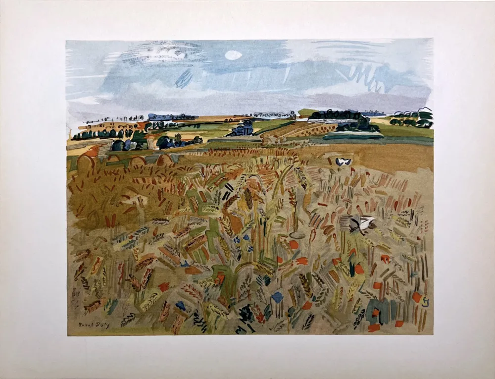 Estêncil Dufy - LE CHAMP DE BLÉ (1933)