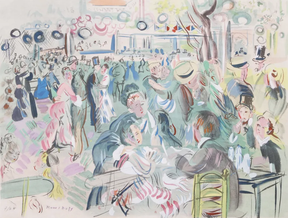 Estêncil Dufy - Le Moulin de la Galette