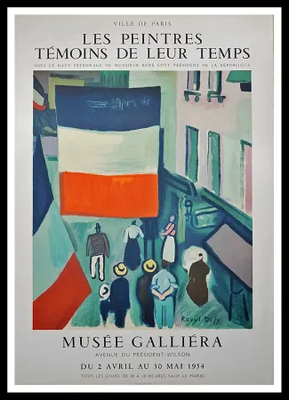 Cartaz Dufy - Les peintres témoins de leur temps - Musée Galliéra