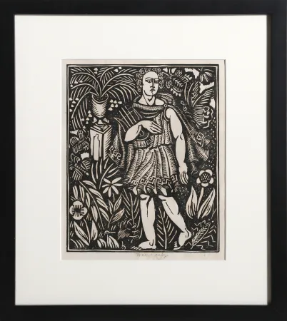 Sem Técnica Dufy - Orphée (for Le bestiaire ou Cortège d'Orphée de G. Apollinaire)