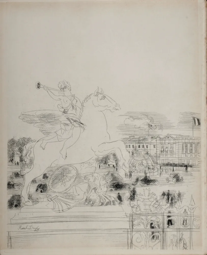Gravura Dufy - Paris 1937 : Mes Champs-Elysées, 1937