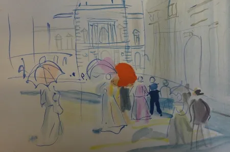 Litografia Dufy - Sans titre