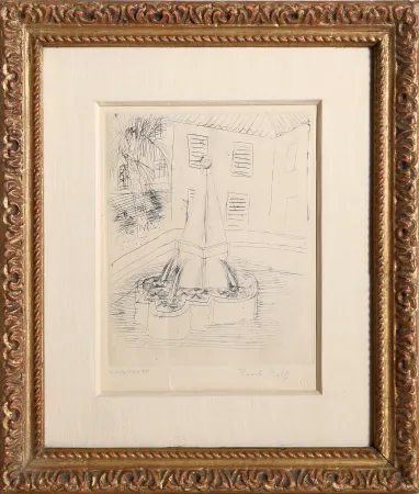 Gravura Dufy - The Fountain of Venice