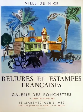 Litografia Dufy - Ville de Nice