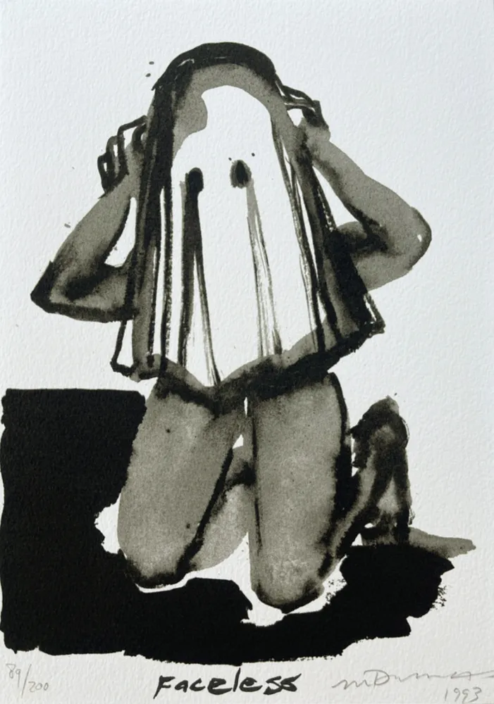 Litografia Dumas - Faceless