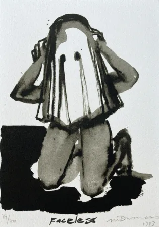 Litografia Dumas - Faceless
