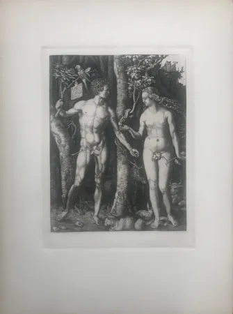 Água-Forte Durer - Adam & Eve