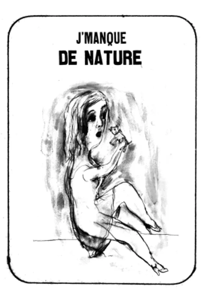 Litografia Dutertre - J'manque de nature