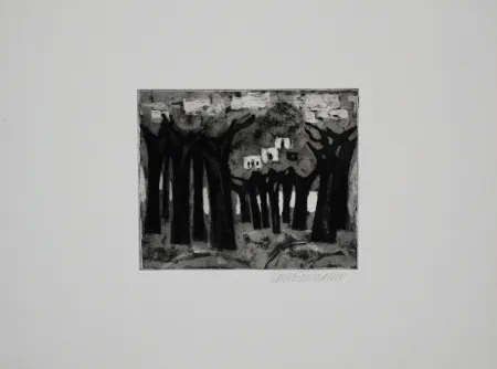 Água-Tinta Edelmann - Bäume am See