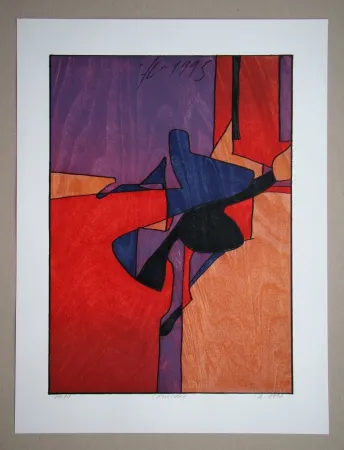 Xilogravura Eggenschwiler - Comedia