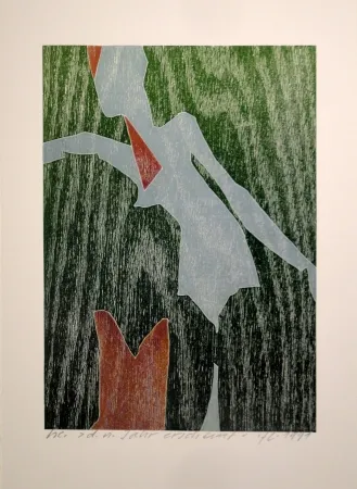 Xilogravura Eggenschwiler - D. n. Jahr erscheint