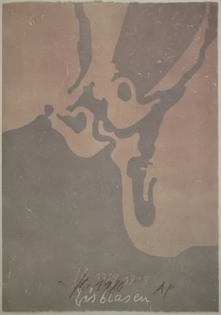 Xilogravura Eggenschwiler - Eisblasen