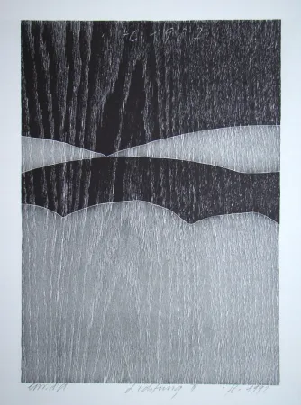 Xilogravura Eggenschwiler - Lichtung II.