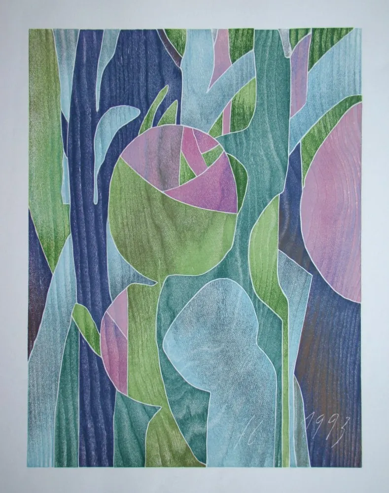 Xilogravura Eggenschwiler - Morgentau