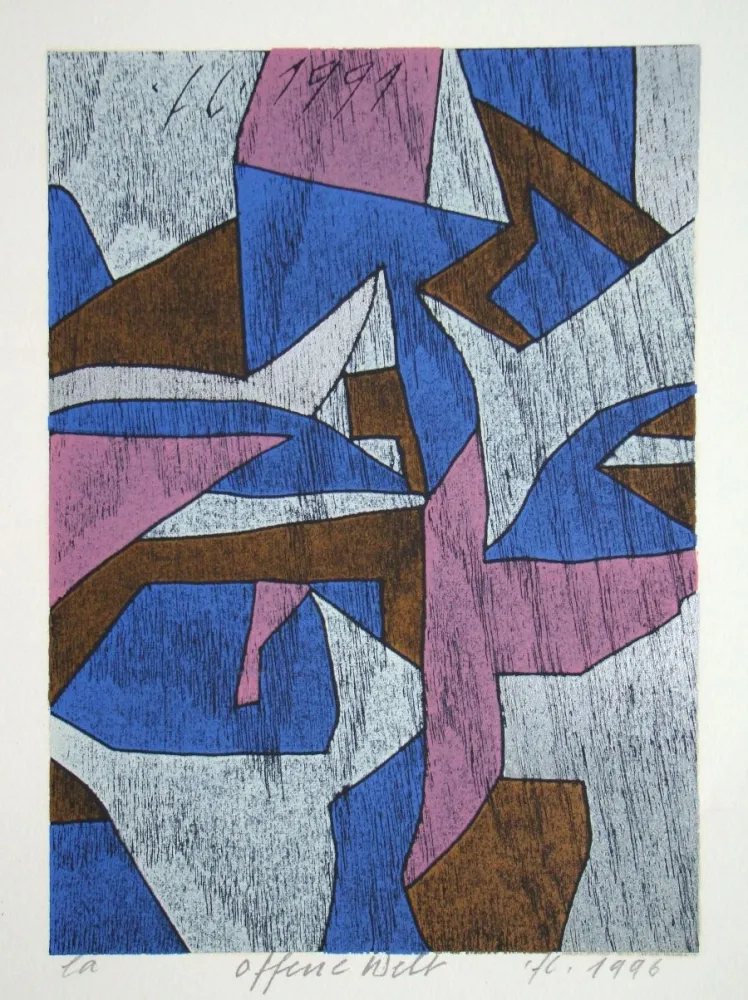 Xilogravura Eggenschwiler - Offene Welt