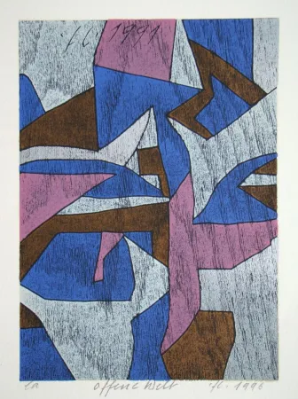 Xilogravura Eggenschwiler - Offene Welt