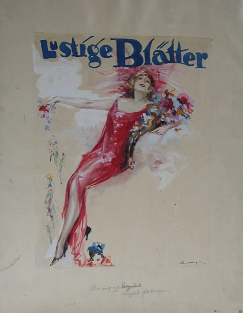 Sem Técnica Ehrenberger - Design for cover of ¨Lustige Blätter