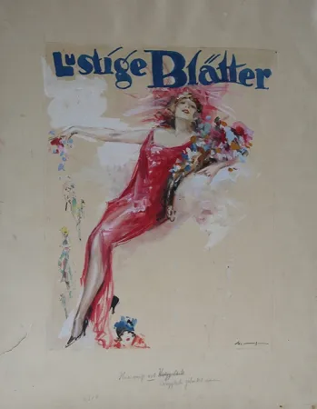 Sem Técnica Ehrenberger - Design for cover of ¨Lustige Blätter