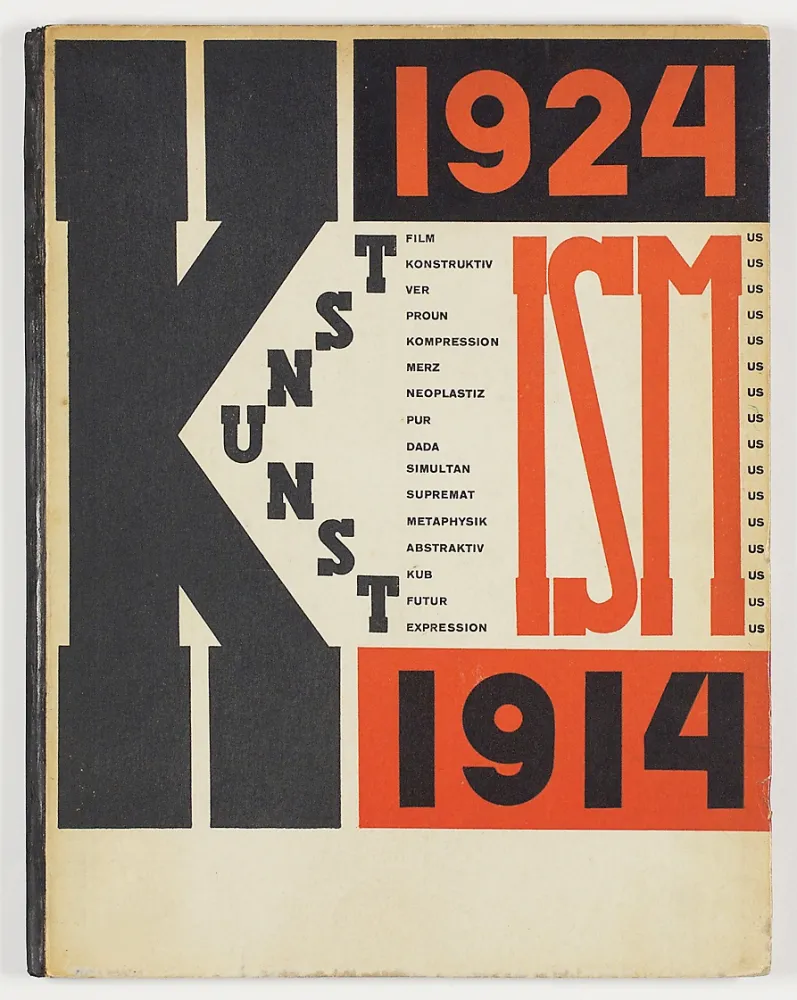 Livro Ilustrado El Lissitzky - Die Kunstismen / Les Ismes de l'Art / The Isms of Art