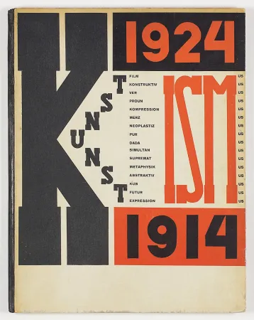 Livro Ilustrado El Lissitzky - Die Kunstismen / Les Ismes de l'Art / The Isms of Art