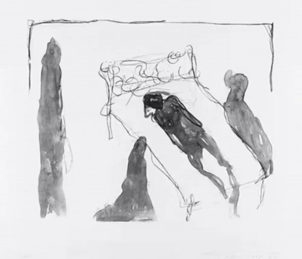 Litografia Emin - She Watched