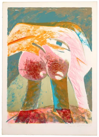 Litografia Engelmann - Les deux boutons