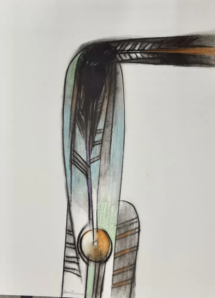 Monotipia Enmanuel - Simbolo totemico