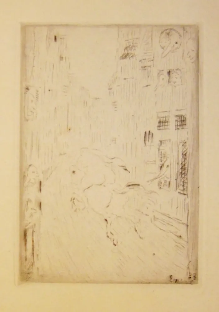 Gravura Ensor - Le Chevalier