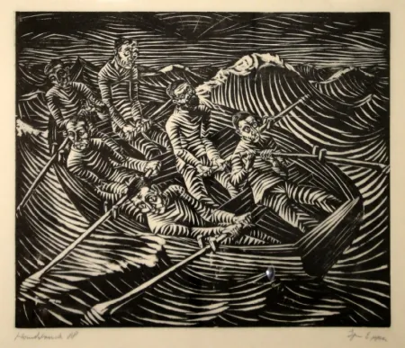 Xilogravura Epper - Rettungsboot I