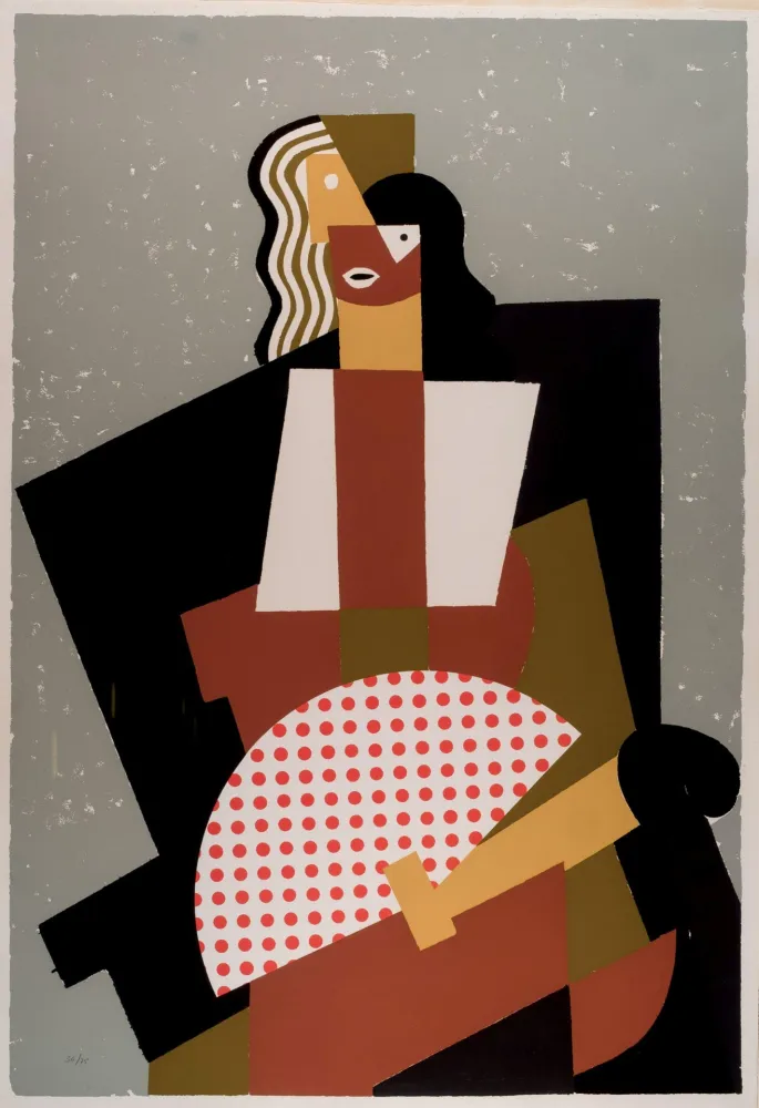 Serigrafia Equipo Cronica - Abanico de lunares