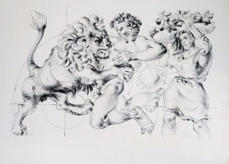 Litografia Erni - Lion