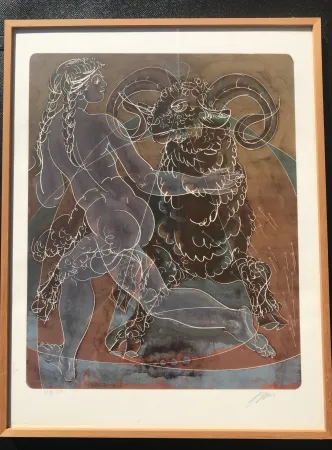 Litografia Erni - Stierzeichen Widder