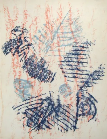 Litografia Ernst - Composition abstrait
