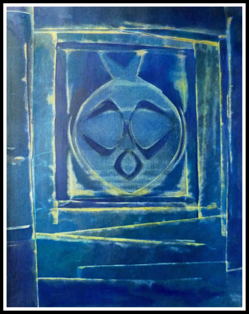 Estêncil Ernst - COMPOSITION AU VASE BLEU