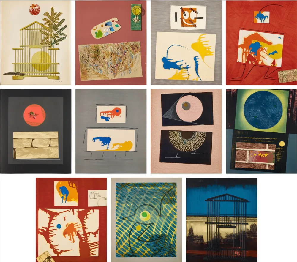 Litografia Ernst - Dent prompte, 1969