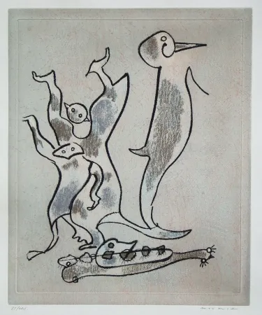 Água-Forte E Água-Tinta Ernst - Entre chiens et loups