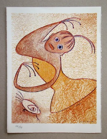 Litografia Ernst - Hommage à San Lazzaro