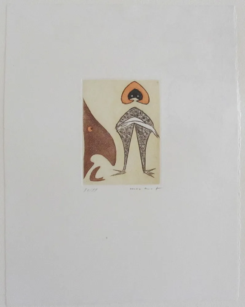 Água-Forte E Água-Tinta Ernst - Le Chapeau Rouge