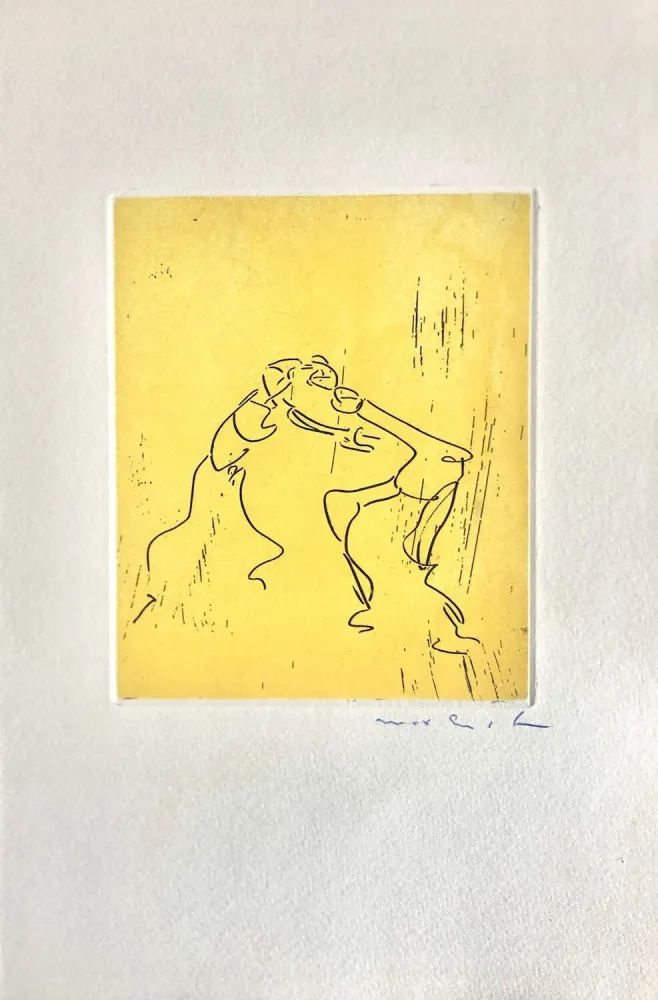 Água-Forte Ernst - Le Meneur d'ombres