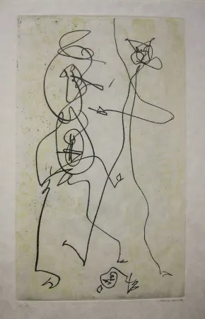 Água-Forte E Água-Tinta Ernst - Les Chiens Ont Soif