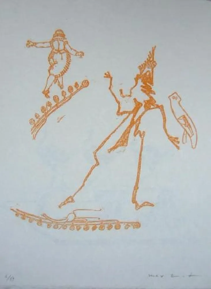 Litografia Ernst - Lewis Carroll's Wunderland 15