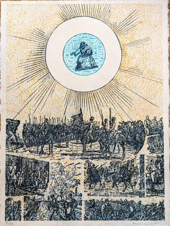 Litografia Ernst - Max Ernst (1891-1976) - La Ballade du Soldat - Pierre Chave, Vence, 1972, Hand-signed colour lithograph on japan paper, 1972 