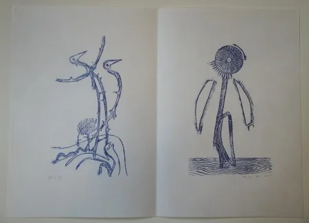 Livro Ilustrado Ernst - Max Ernst - Jean Tardieu. 24 Frottagen